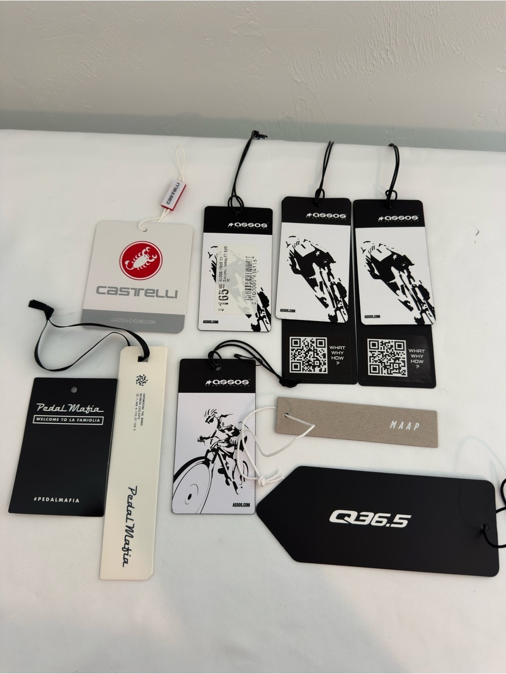 Assos, Castelli, Pedal Mafia, MAAP, Q36.5 NWT Tags
